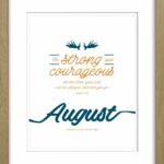 Boys baptism print gift idea customised with a name and quote